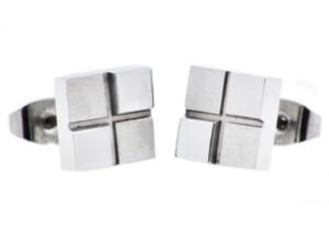 9mm Stainless Steel Earrings