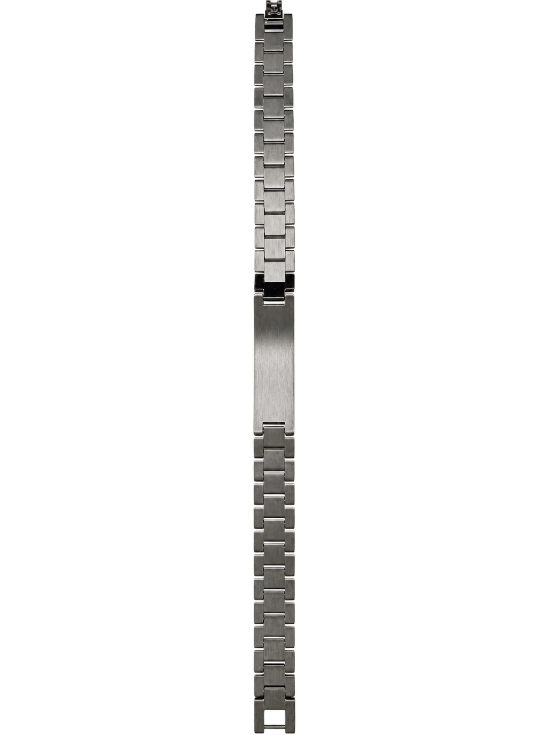 Black & Silver Watch-Link Bracelet