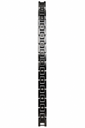 Black Slim Link Bracelet