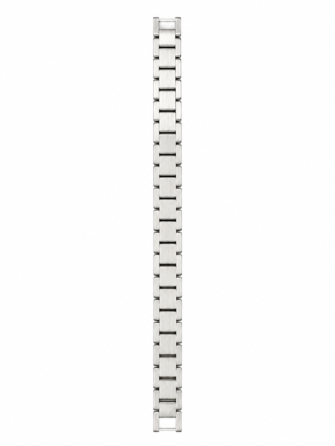 Silver Watch-Link Bracelet - Stone Set