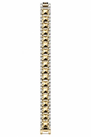 Two-Tone Small Link Bracelet