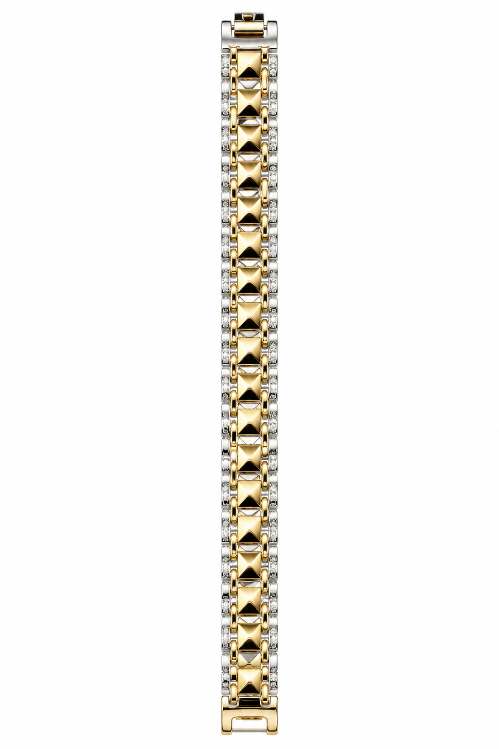 Two-Tone Small Link Bracelet